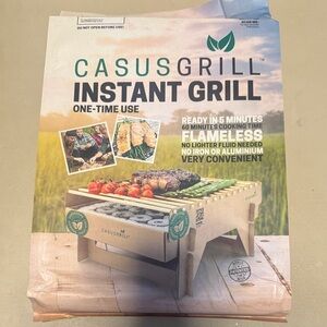 (3) Casus Grills - Instant Grill - Eco-Friendly One-Time Use Grill BRAND NEW)